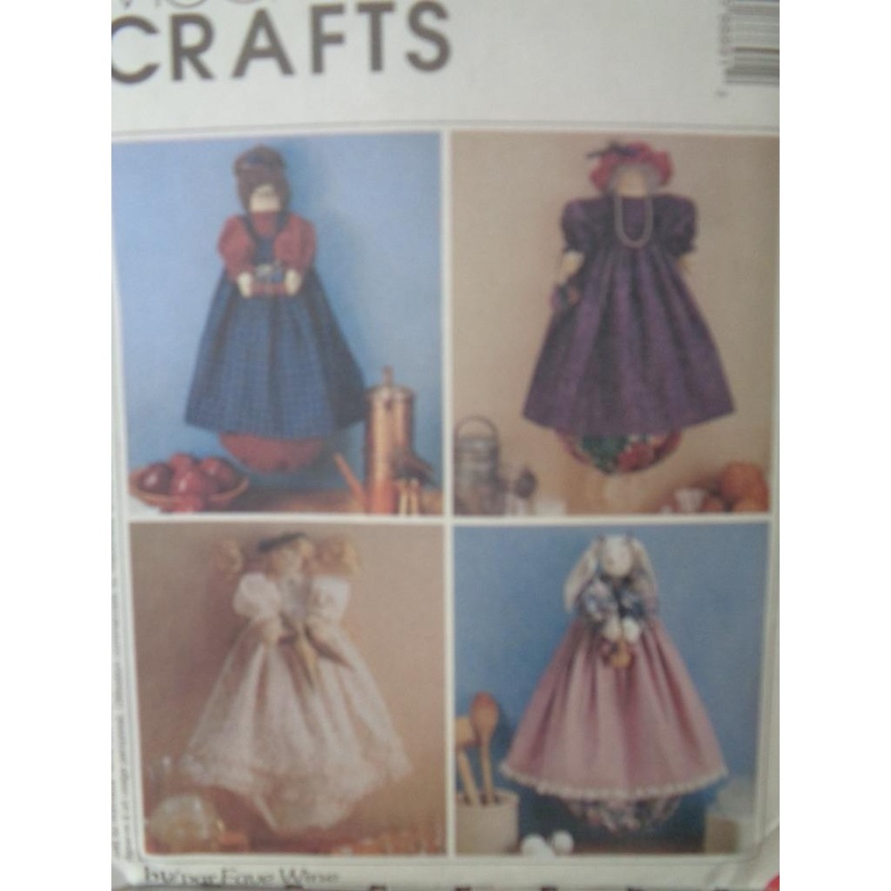 McCall's Sewing Pattern 8889 Character Bag Holders